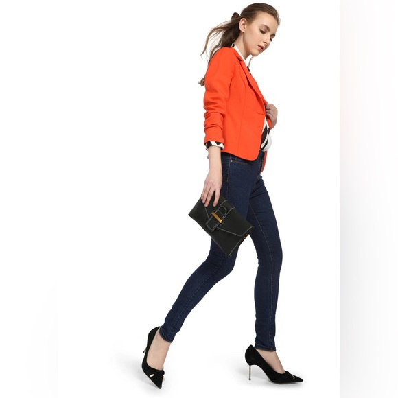 Lulu & Sky Dark Blue Skinny Jeans - Picture 2 of 7